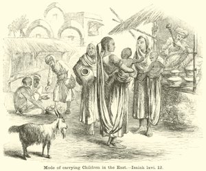 Mode of carrying Children in the East