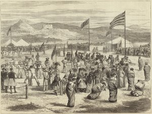 Modern Olympian Games at Athens by English School