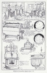 Modern laundry apparatus by English School