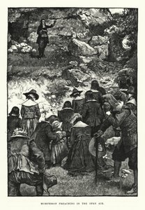 Mompesson preaching in the open air