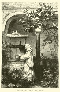 Monk at the Well in the Certosa by English School