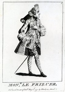 Mons. Le Frizuer, 1771 by English School