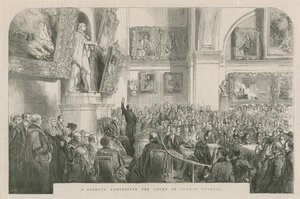 Monsieur Kossuth addressing the Court of Common Council by English School