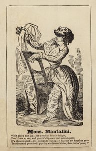 Monsieur Mantalini from Nicholas Nickleby by English School