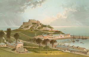 Mont Orgeuil Castle, Jersey by English School