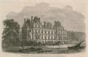 Montagu House in Whitehall by English School
