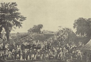 Montem Ceremony at Salt Hill, 1838 by English School