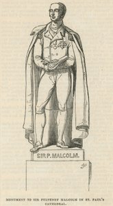 Monument to Sir Pulteney Malcolm by English School