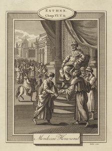 Mordecai Honoured, Esther, Chapter VI, Verse 11 by English School