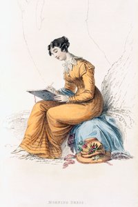 Morning dress, fashion plate from Ackermann