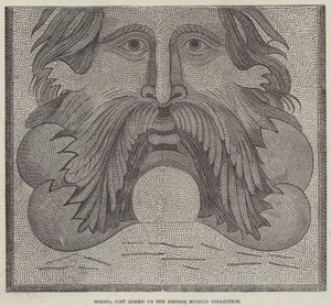 Mosaic, just added to the British Museum Collection by English School
