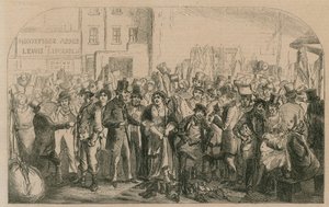 Moses Square, Houndsditch by English School