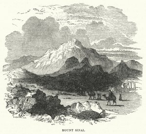 Mount Sinai (engraving) by English School