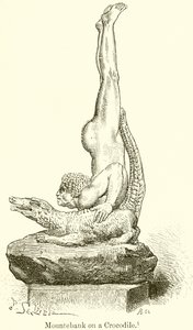 Mountebank on a Crocodile by English School