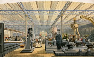 Moving Machinery, Great Exhibition, 1851 by English School