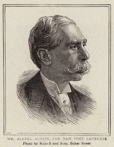 Mr Alfred Austin, the New Poet Laureate by English School