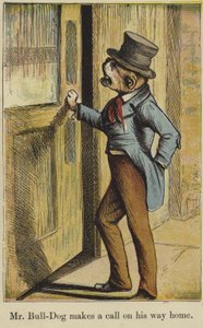 Mr. Bull-Dog Makes a Call on His Way Home by English School