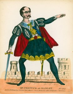 Mr Creswick as Hamlet by English School