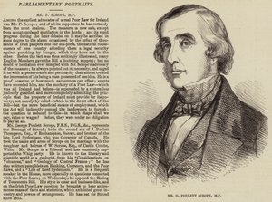 Mr G Poulett Scrope, MP