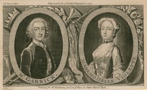 Mr Garrick and Mademoiselle Violetti (Eva Marie Veigel) by English School