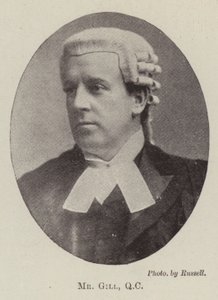 Mr Gill, QC (engraving) by English School