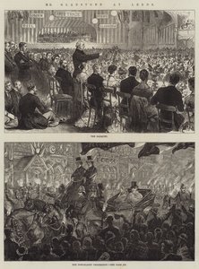 Mr Gladstone at Leeds by English School