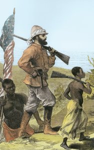 Mr. Henry Morton Stanley Approaching Lake Tanganyika by English School