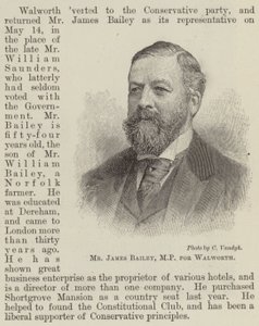Mr James Bailey, MP for Walworth