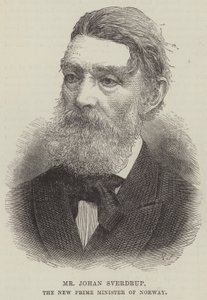 Mr Johan Sverdrup, the New Prime Minister of Norway by English School