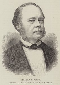 Mr Ole Richter, Norwegian Minister of State at Stockholm by English School