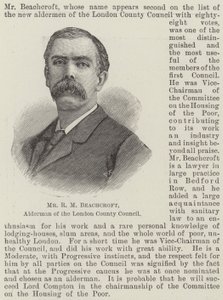 Mr R M Beachcroft, Alderman of the London County Council by English School