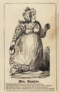 Mrs Bumble from Oliver Twist