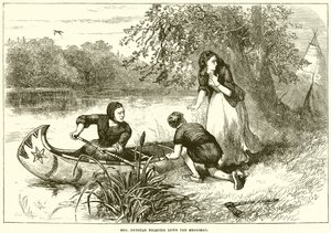 Mrs. Dunstan Escaping Down the Merrimac
