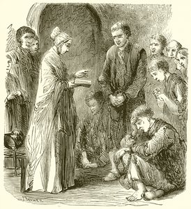 Mrs. Fry Visiting Prisoners by English School