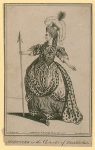 Mrs Hunter in the character of Boadicea