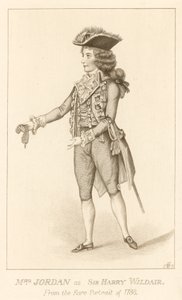 Mrs Jordan as Sir Harry Wildair (1788) by English School