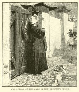Mrs Judson at the Gate of Her Husband