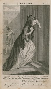 Mrs Yates in the character of Jane Shore by English School