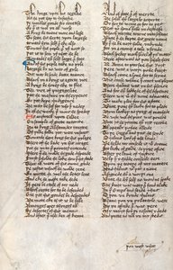 Confessio Amantis by John Gower (Ms326 f166v) by English School