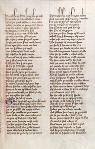 Confessio Amantis by John Gower (Ms326 f25r) by English School