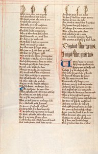 Confessio Amantis by John Gower (Ms326 f66v) by English School