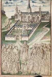 Life of William of Wykeham by Thomas Chaundler (Ms. New Coll 288, f3r) by English School