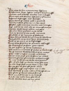 Ms. New Coll 314, f19r, The Canterbury Tales by Geoffrey Chaucer