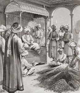 Muhammad bin Tughluq Issuing Token Currency by English School