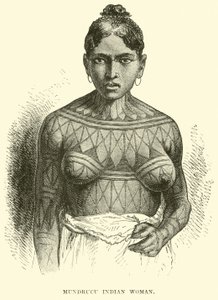 Mundrucu Indian woman by English School