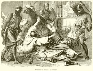 Murder of Thomas a Becket by English School