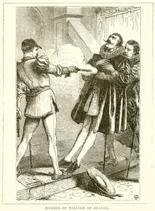 Murder of William of Orange by English School