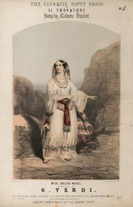 Musical score featuring Favourite Gipsy Songs from Il Trovatore by English School