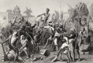 Mutinous Sepoys dividing spoils, from 