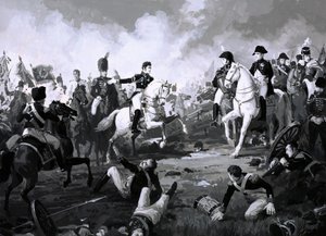 Napoleon triumphs at the Battle of Austerlitz by English School